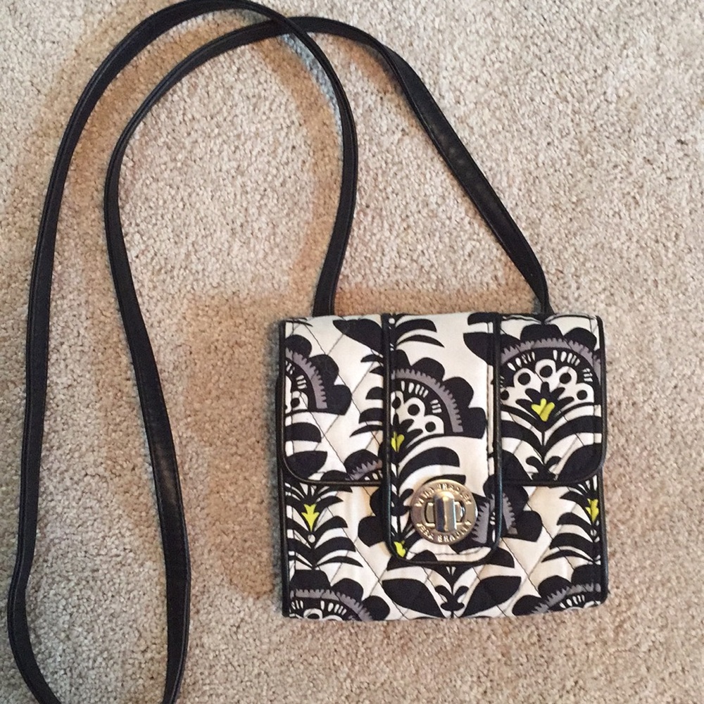 Vera Bradley Mini Turn Lock Crossbody Fanfare